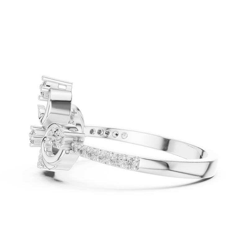 Ladies Ring LR-01 (76) - White Gold - Image