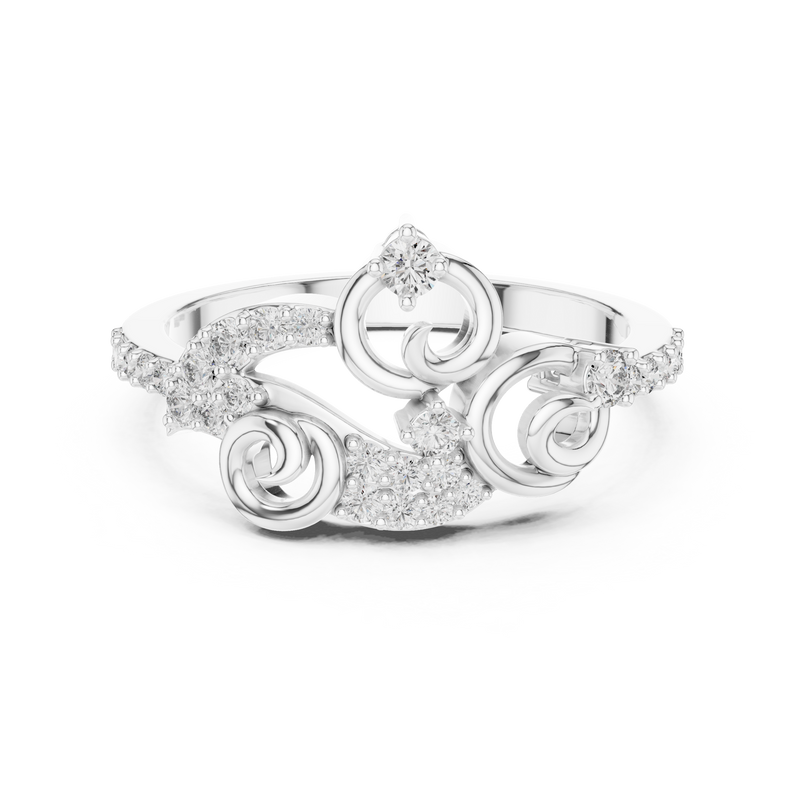 Ladies Ring LR-01 (76) - White Gold - Image