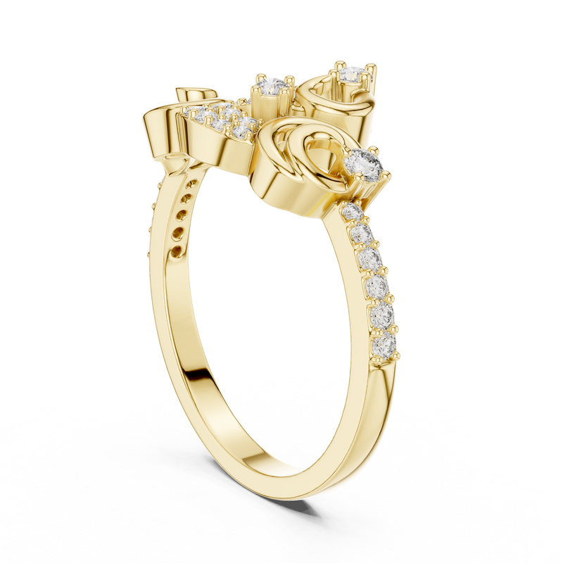 Ladies Ring LR-01 (76) - Yellow Gold - Image