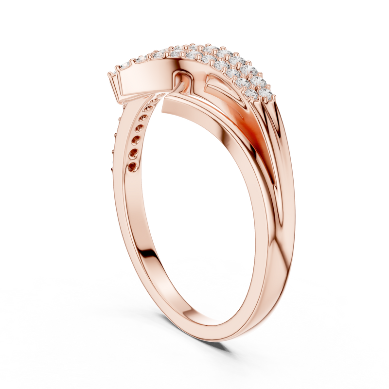 Ladies Ring LR-01 (77) - Rose Gold - Image