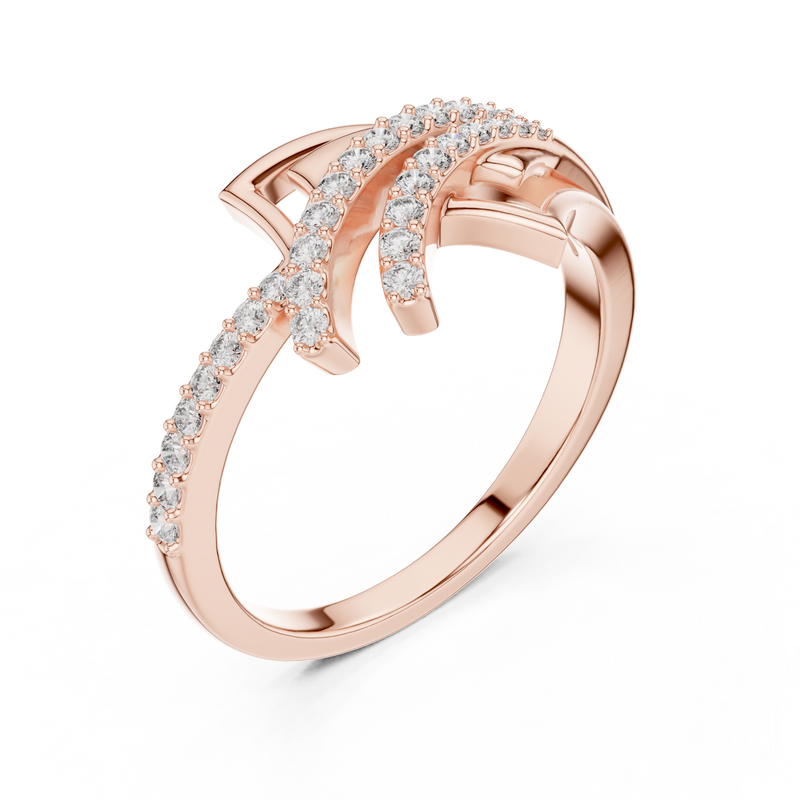 Ladies Ring LR-01 (77) - Rose Gold - Image