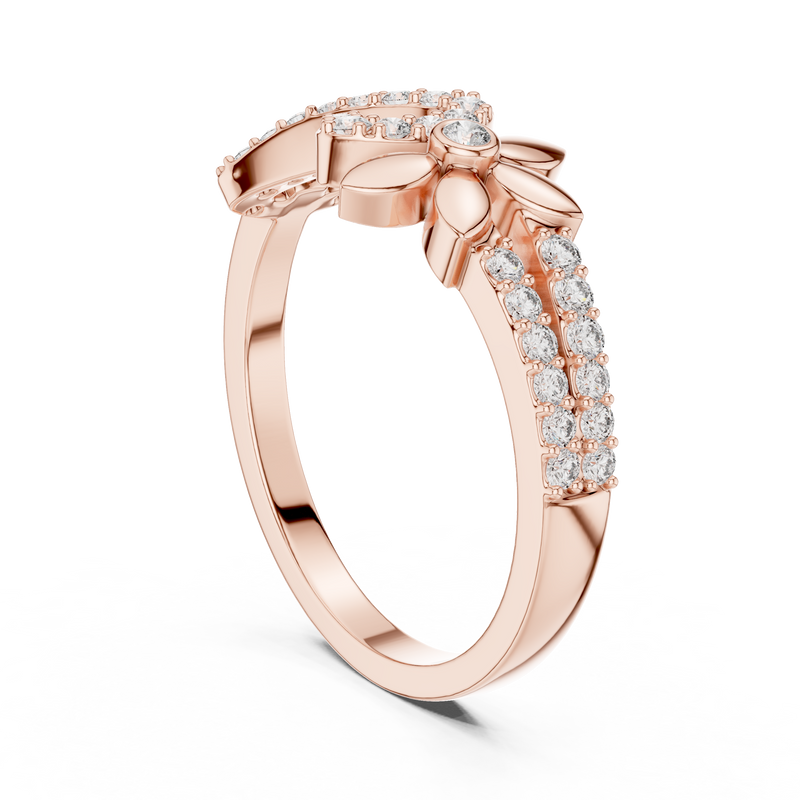 Ladies Ring LR-01 (78) - Rose Gold - Image