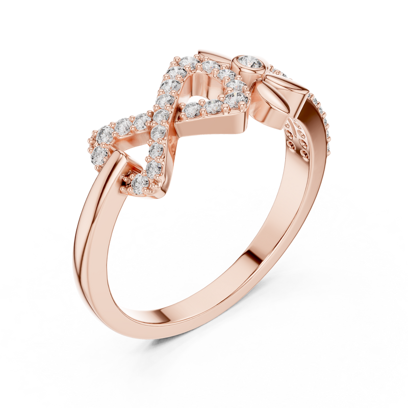 Ladies Ring LR-01 (78) - Rose Gold - Image