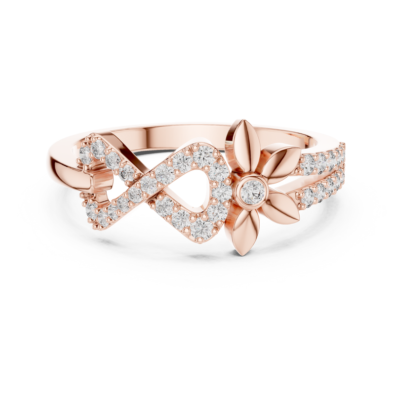 Ladies Ring LR-01 (78) - Rose Gold - Image
