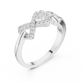 Ladies Ring LR-01 (78) - White Gold - Image