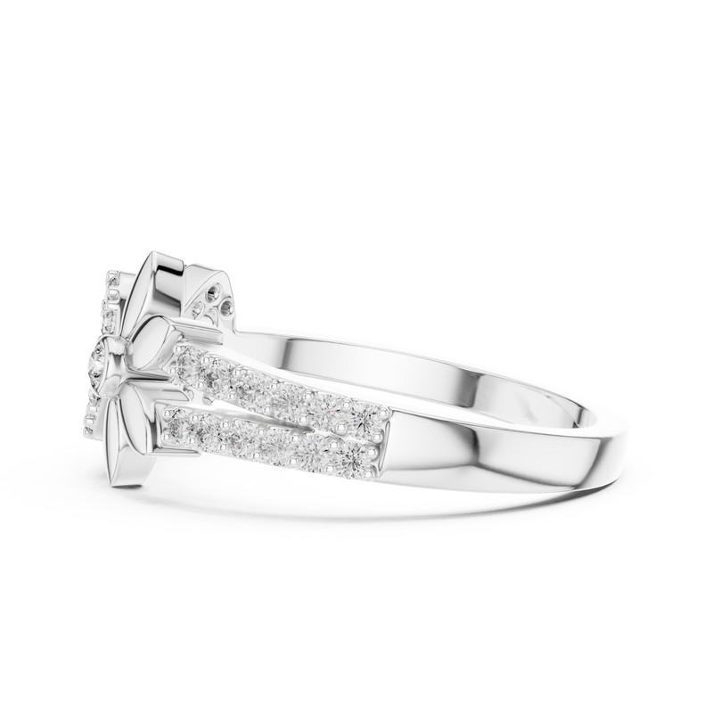 Ladies Ring LR-01 (78) - White Gold - Image