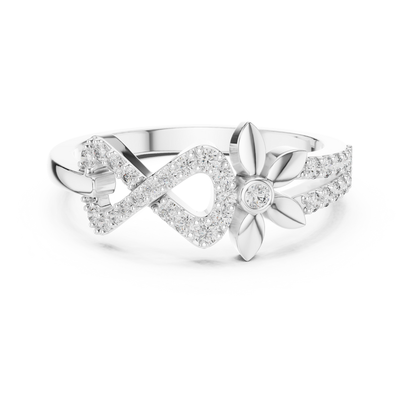 Ladies Ring LR-01 (78) - White Gold - Image