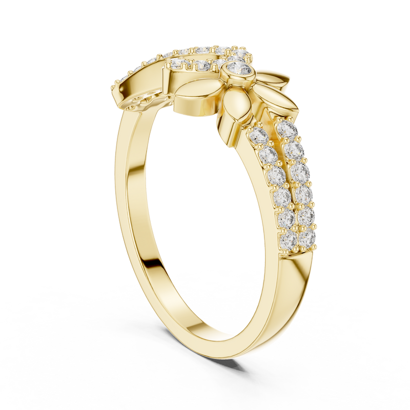 Ladies Ring LR-01 (78) - Yellow Gold - Image