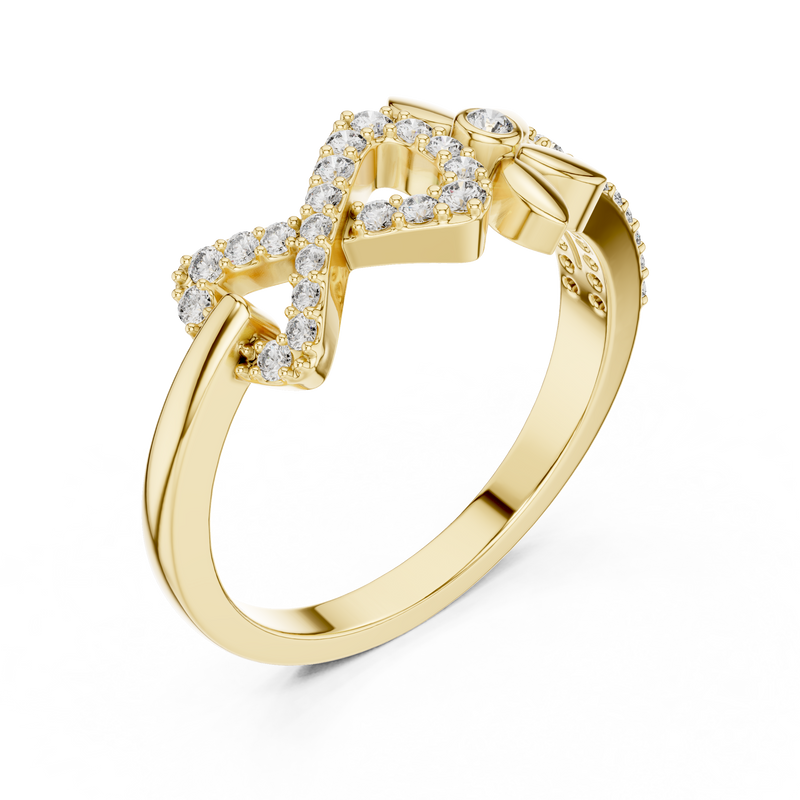 Ladies Ring LR-01 (78) - Yellow Gold - Image