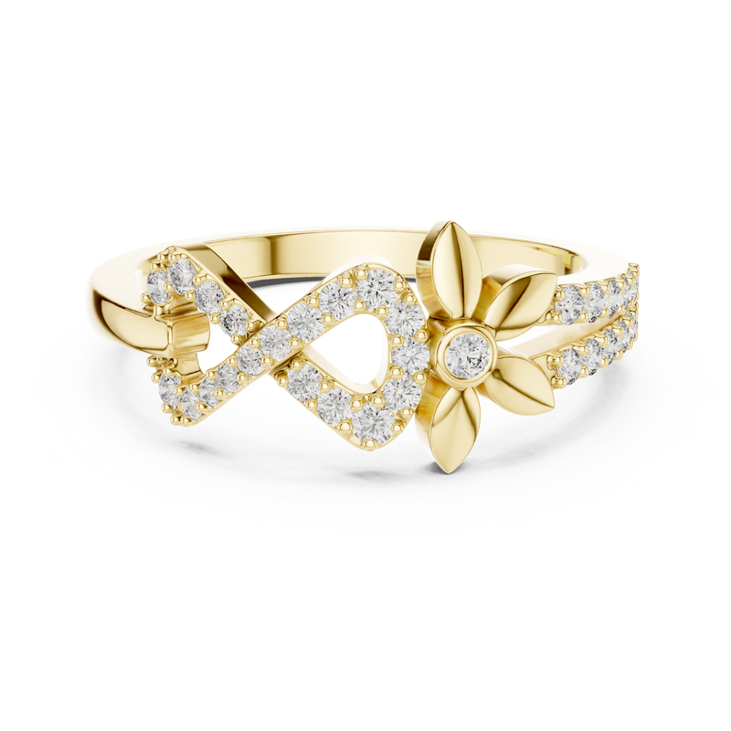 Ladies Ring LR-01 (78) - Yellow Gold - Image
