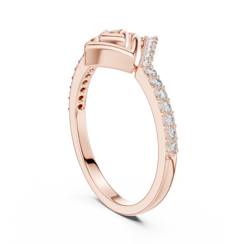 Ladies Ring LR-01 (79) - Rose Gold - Image