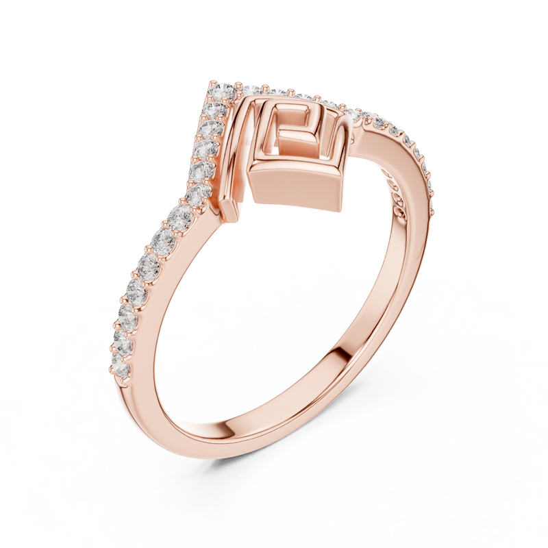 Ladies Ring LR-01 (79) - Rose Gold - Image