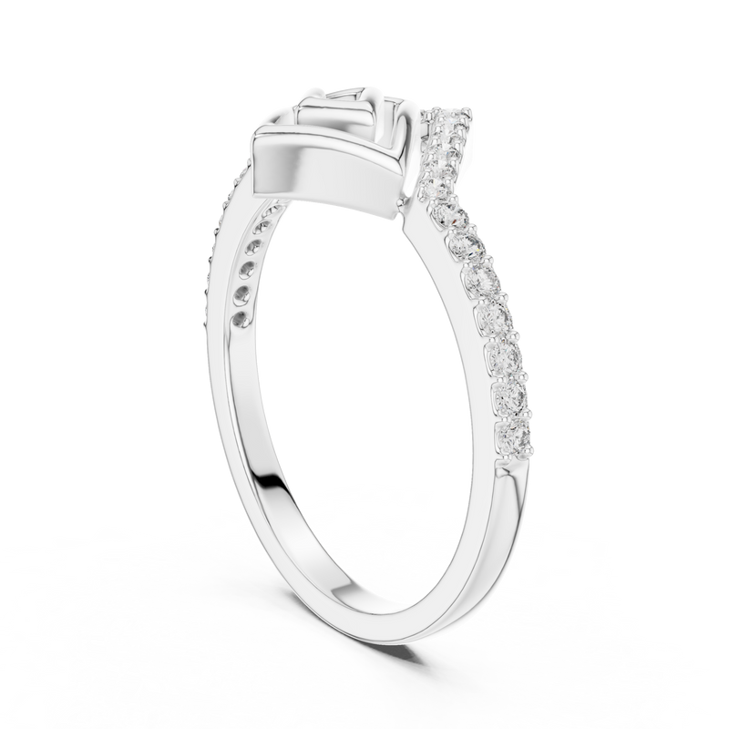 Ladies Ring LR-01 (79) - White Gold - Image