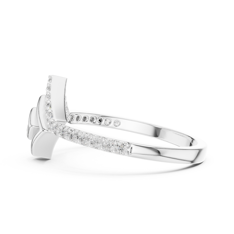 Ladies Ring LR-01 (79) - White Gold - Image
