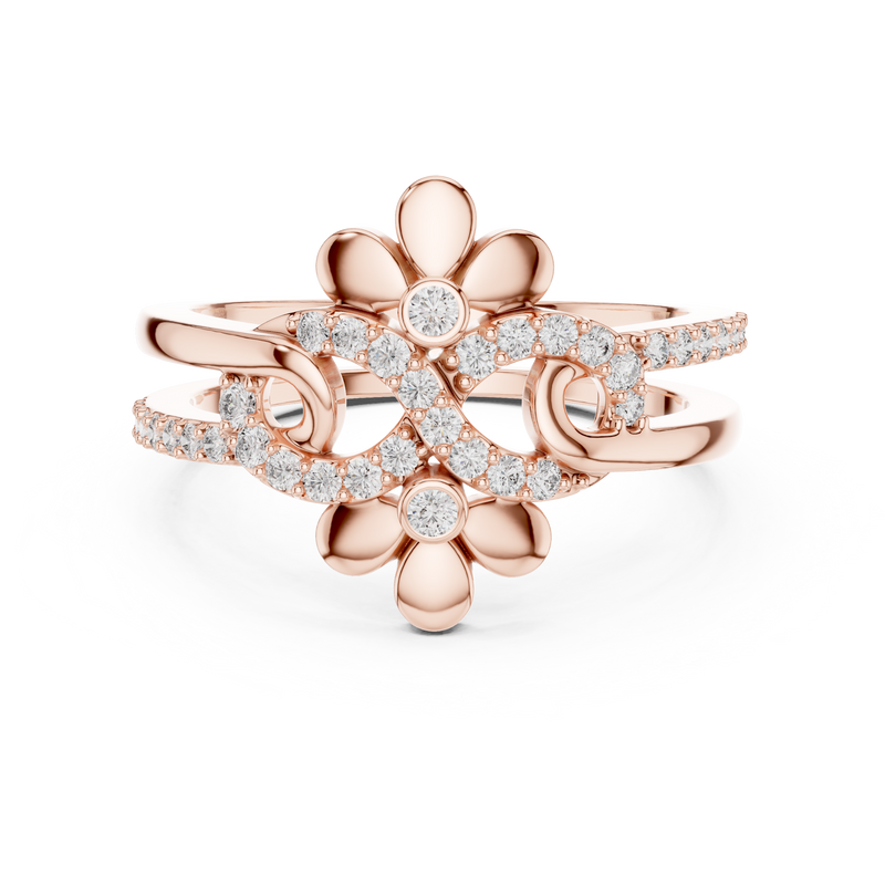 Ladies Ring LR-01 (80) - Rose Gold - Image