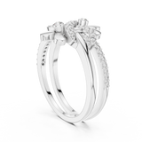 Ladies Ring LR-01 (80) - White Gold - Image