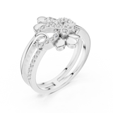 Ladies Ring LR-01 (80) - White Gold - Image