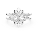 Ladies Ring LR-01 (80) - White Gold - Image