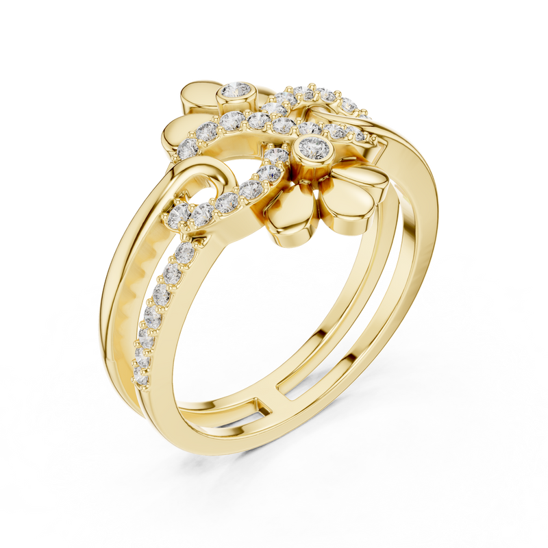 Ladies Ring LR-01 (80) - Yellow Gold - Image