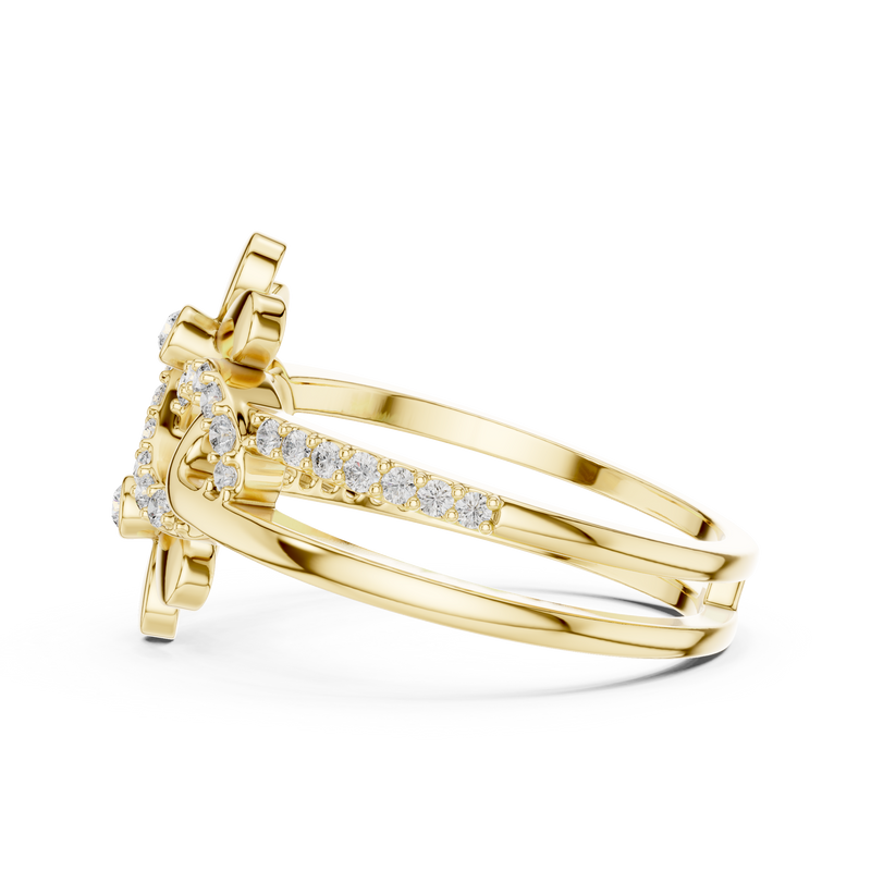 Ladies Ring LR-01 (80) - Yellow Gold - Image