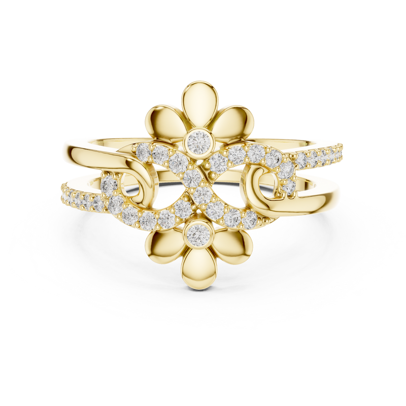 Ladies Ring LR-01 (80) - Yellow Gold - Image