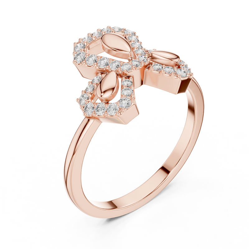 Ladies Ring LR-01 (81) - Rose Gold - Image