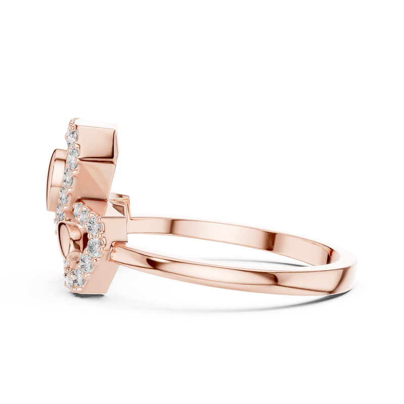 Ladies Ring LR-01 (81) - Rose Gold - Image