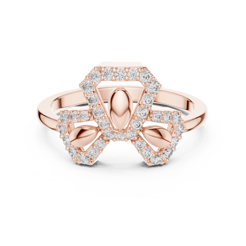 Ladies Ring LR-01 (81) - Rose Gold - Image