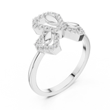 Ladies Ring LR-01 (81) - White Gold - Image