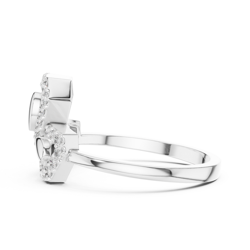 Ladies Ring LR-01 (81) - White Gold - Image