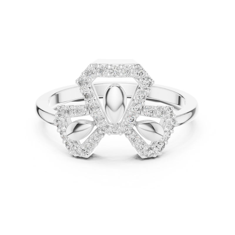 Ladies Ring LR-01 (81) - White Gold - Image