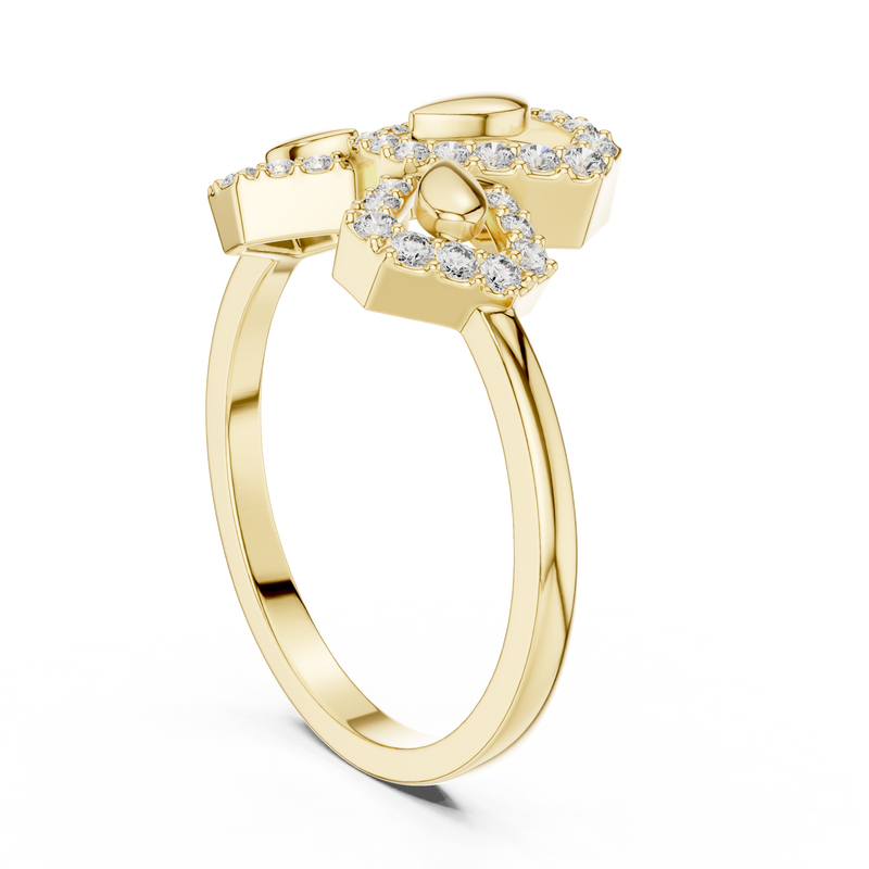 Ladies Ring LR-01 (81) - Yellow Gold - Image