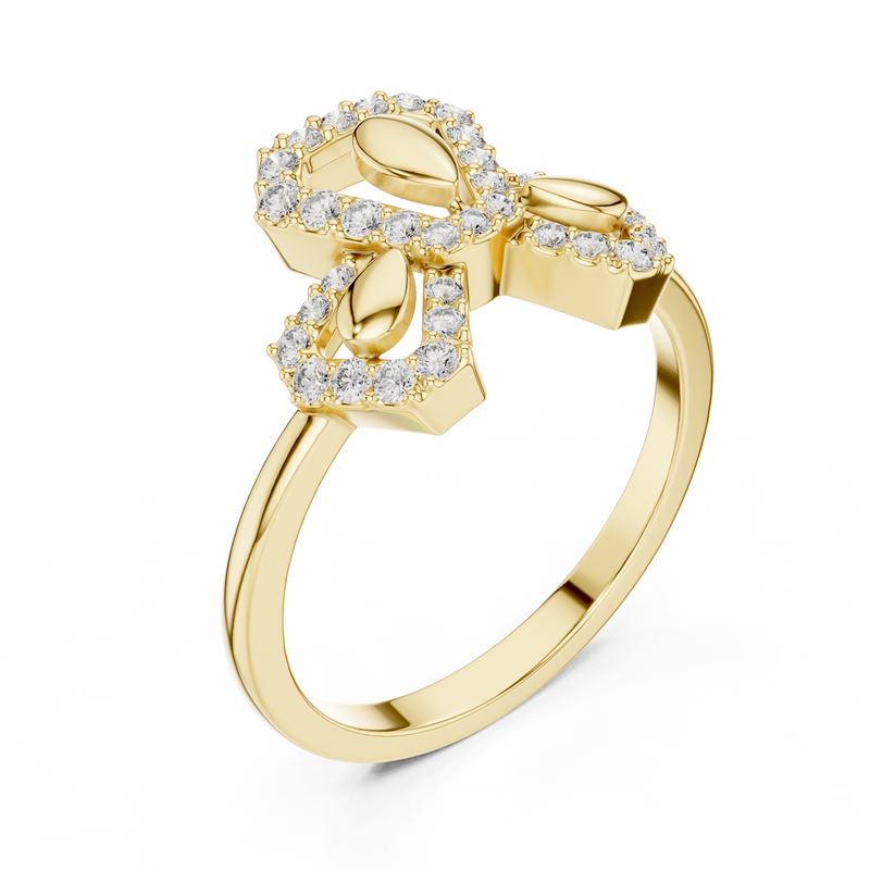 Ladies Ring LR-01 (81) - Yellow Gold - Image