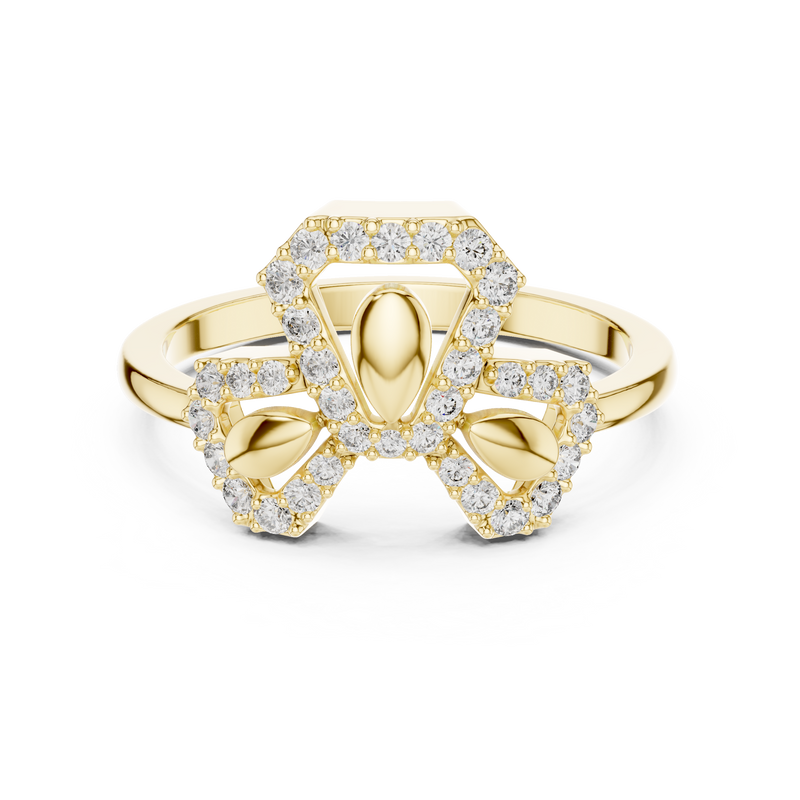 Ladies Ring LR-01 (81) - Yellow Gold - Image