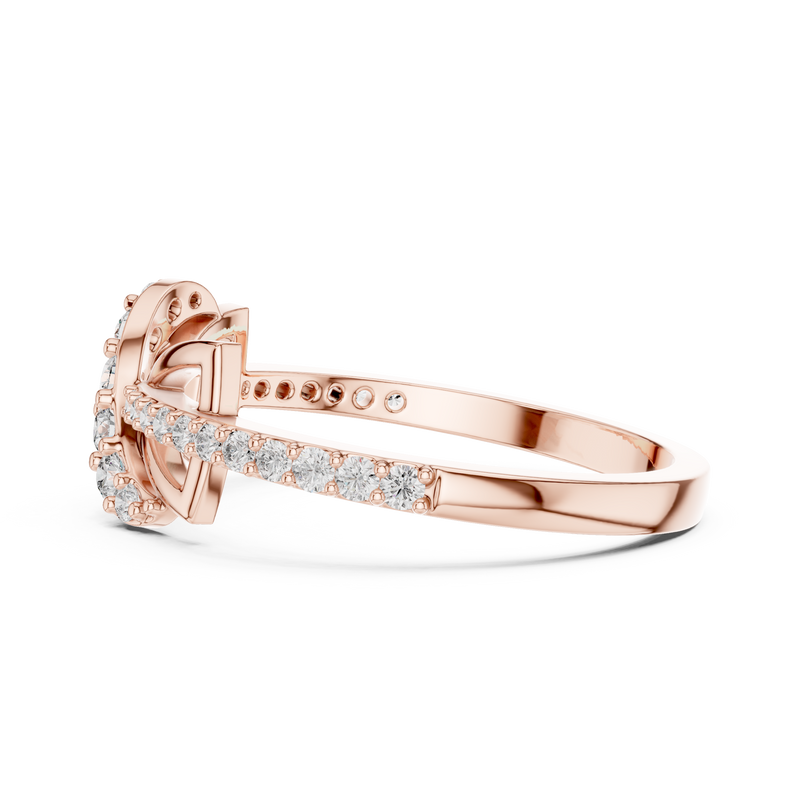 Ladies Ring LR-01 (82) - Rose Gold - Image