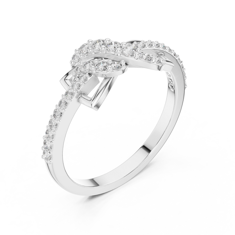 Ladies Ring LR-01 (82) - White Gold - Image