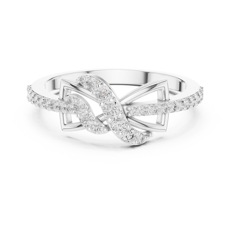Ladies Ring LR-01 (82) - White Gold - Image