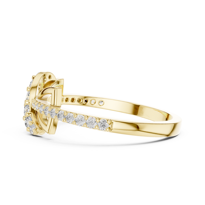 Ladies Ring LR-01 (82) - Yellow Gold - Image