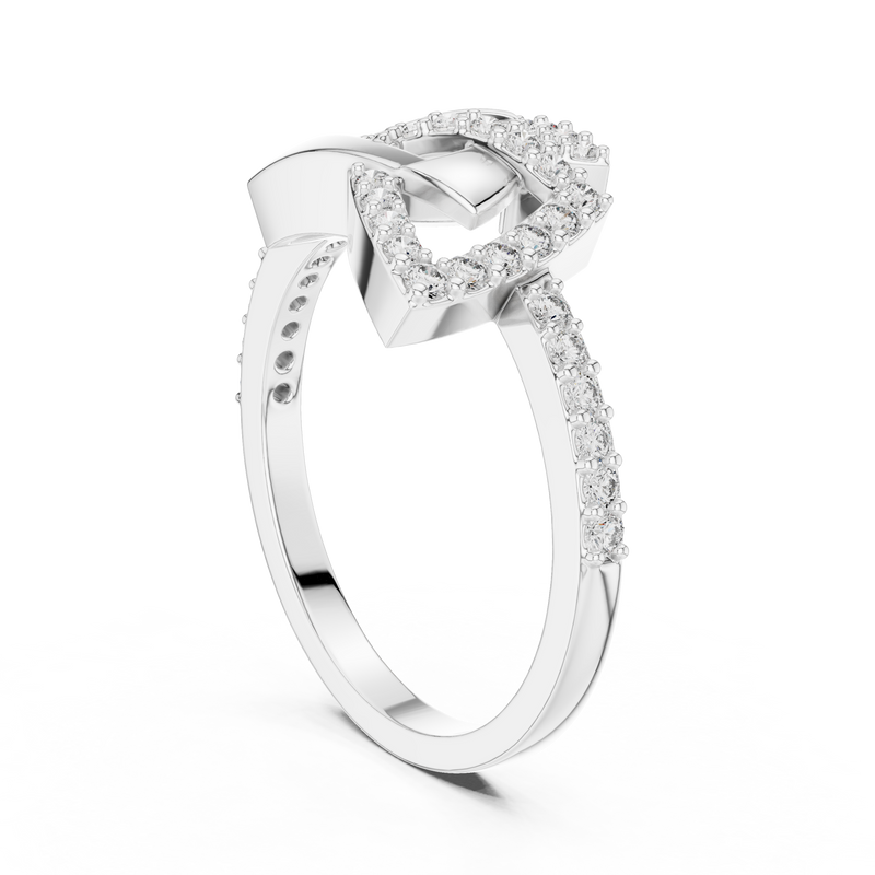 Ladies Ring LR-01 (83) - White Gold - Image