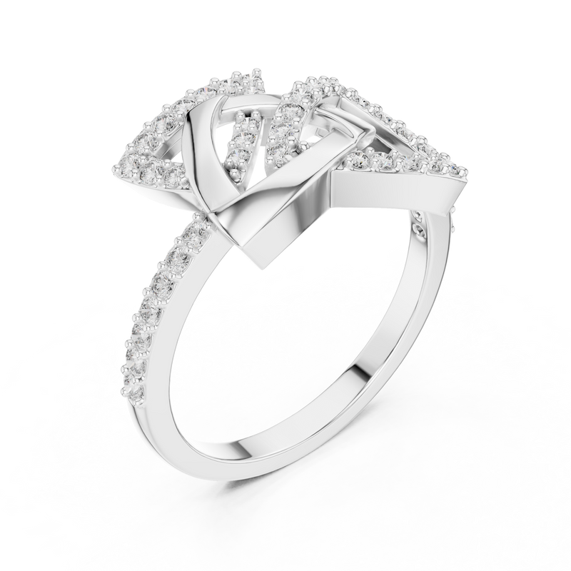 Ladies Ring LR-01 (83) - White Gold - Image