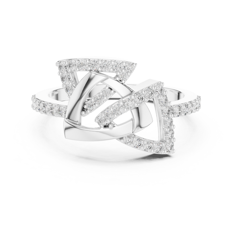 Ladies Ring LR-01 (83) - White Gold - Image