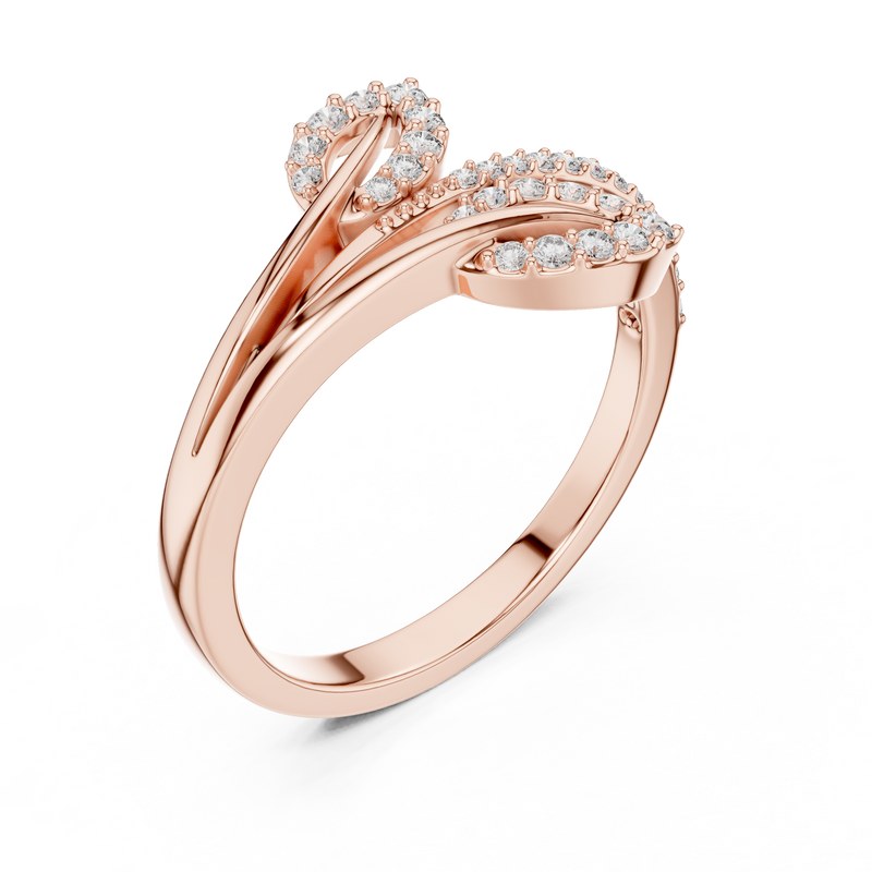 Ladies Ring LR-01 (84) - Rose Gold - Image
