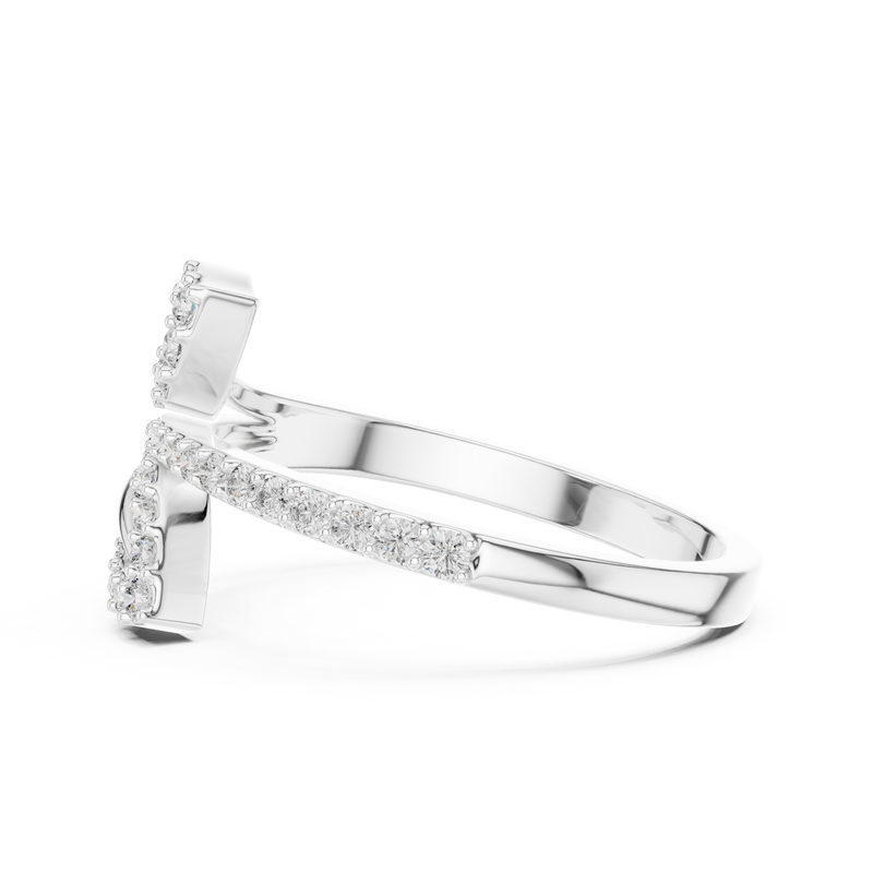 Ladies Ring LR-01 (84) - White Gold - Image