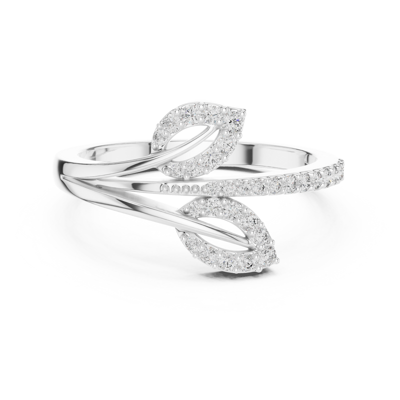 Ladies Ring LR-01 (84) - White Gold - Image
