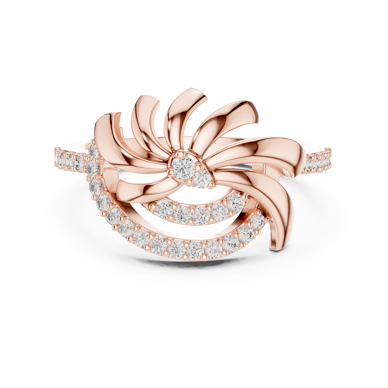 Ladies Ring LR-01 (86) - Rose Gold - Image