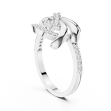 Ladies Ring LR-01 (86) - White Gold - Image