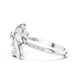 Ladies Ring LR-01 (86) - White Gold - Image