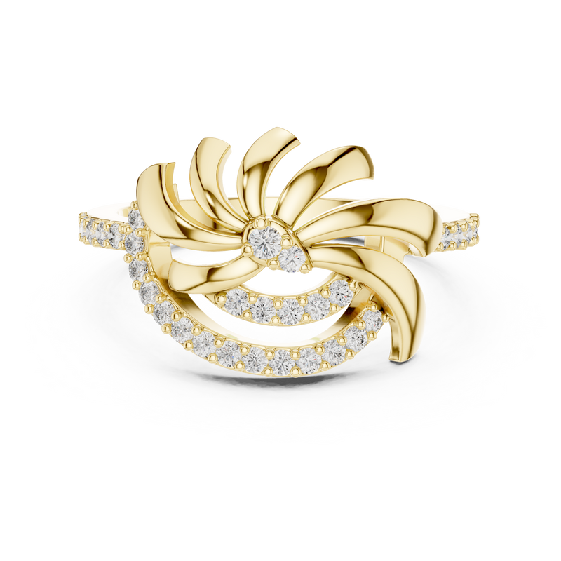 Ladies Ring LR-01 (86) - Yellow Gold - Image