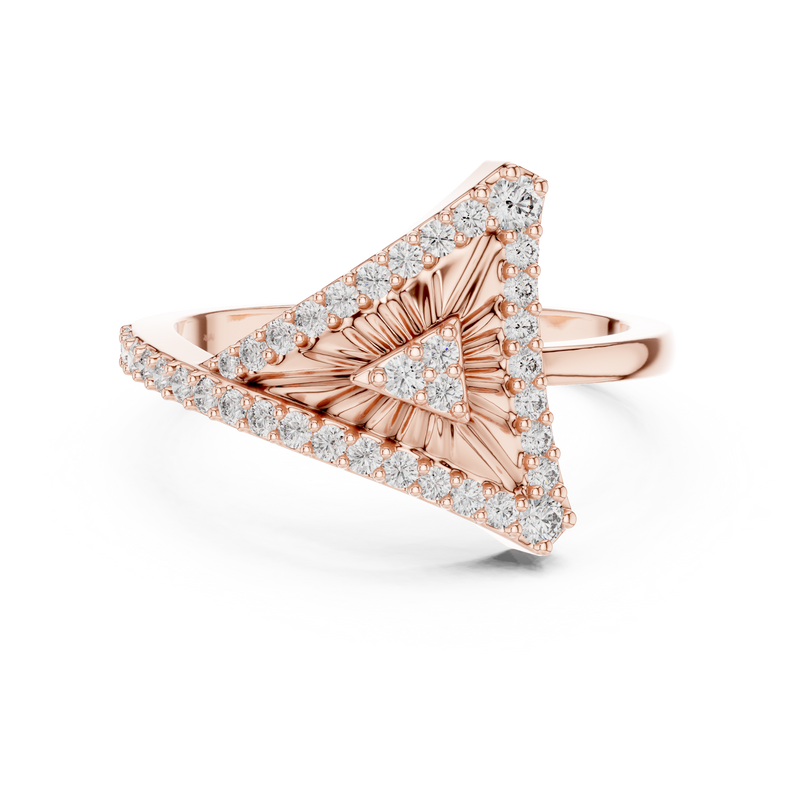 Ladies Ring LR-01 (87) - Rose Gold - Image