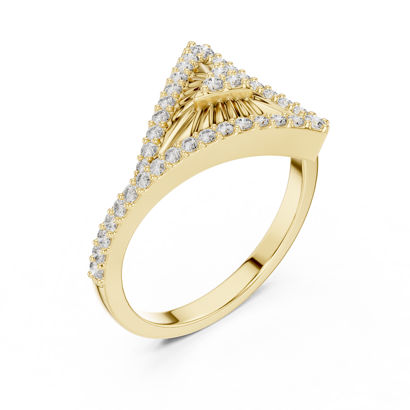 Ladies Ring LR-01 (87) - Yellow Gold - Image